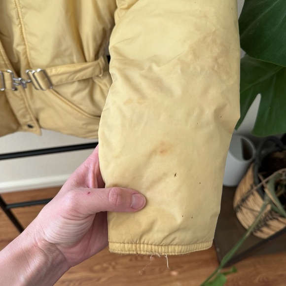 Vintage Ski-Daddle Down Buttercream Puffer Jacket Size Small - Picture 3 of 6